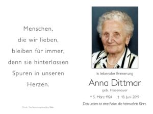 Sterbebildchen_Dittmar_Anna