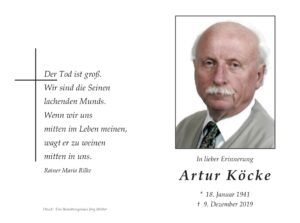 Sterbebildchen_Köcke_Artur