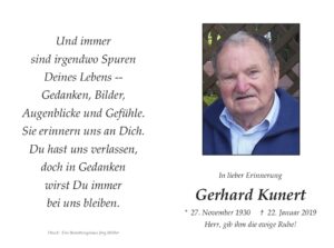 Sterbebildchen_Kunert_Gerhard