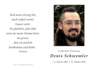 Sterbebildchen_Schwemler_Denis