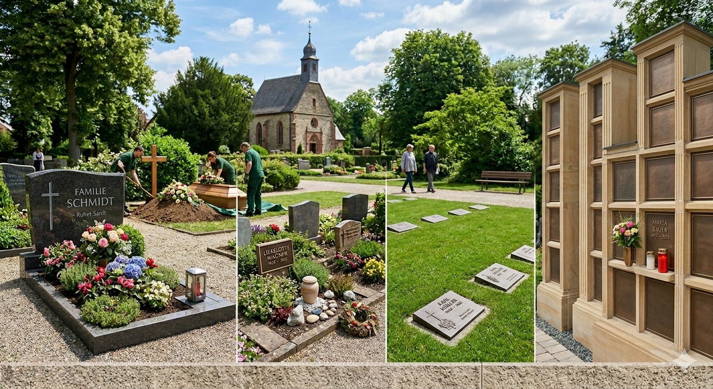 Bestattungsarten im Überblick