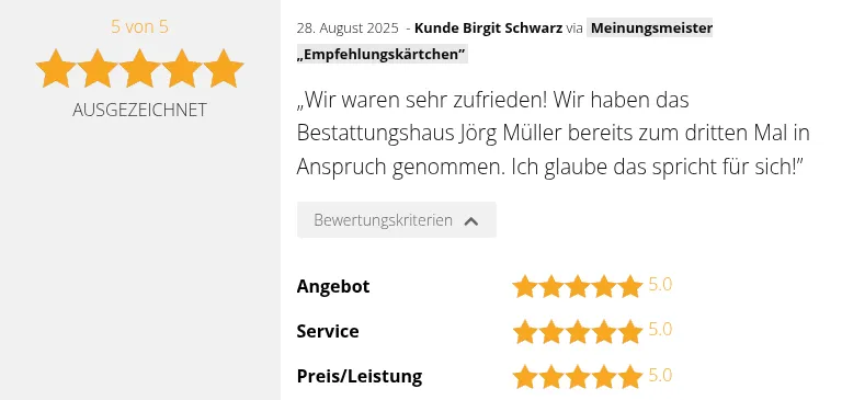 Meinungsmeister Bewertung