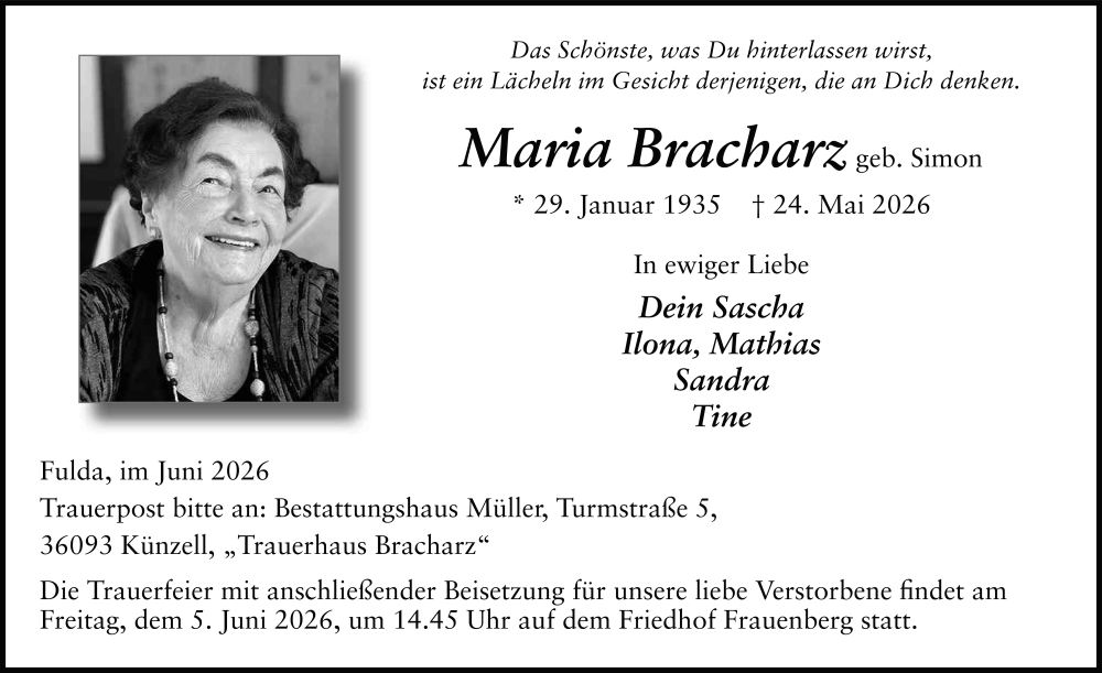 Traueranzeige